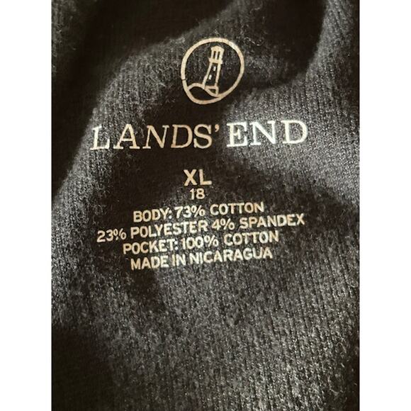 Lands’ End Women’s XL 18 Black Pull-On Pants – Straight Leg - Picture 4 of 5